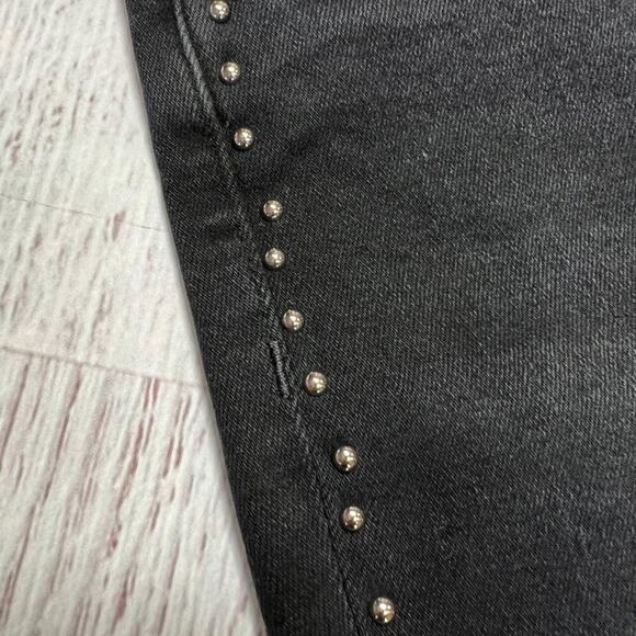 NWT DL1961 CHRISSY Ultra High Rise Skinny Jeans SIZE 26 HOLDEN Black Studded NEW - Picture 10 of 14